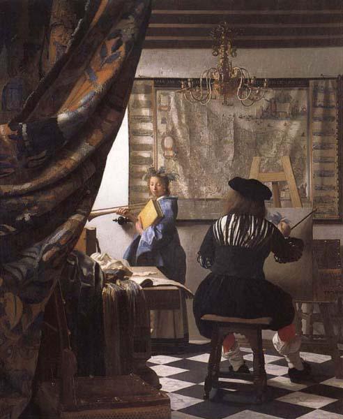 Jan Vermeer The Art of Painting France oil painting art